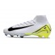 Nike Zoom Mercurial Superfly 10 Elite FG Vit Svart Gul