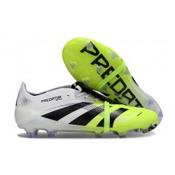Adidas Predator Foldover Tongue Elite FG Vit Svart Gul