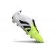 Adidas Predator Foldover Tongue Elite FG Vit Svart Gul