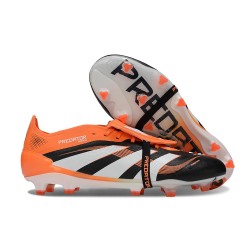 Adidas Predator Foldover Tongue Elite FG Svart Vit Orange