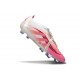 Adidas Predator Tongue 25 Elite FG Vit Rosa