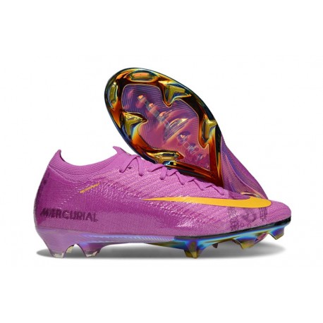 Fotbollsskor Nike Zoom Mercurial Vapor XVI Elite FG Lila Gul