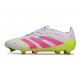 Fotbollsskor Adidas Predator Elite FG Vit Rosa Gul