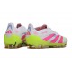 Fotbollsskor Adidas Predator Elite FG Vit Rosa Gul