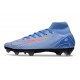 Fotbollsskor Nike Mercurial Superfly X Elite FG Blå Röd