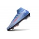 Fotbollsskor Nike Mercurial Superfly X Elite FG Blå Röd