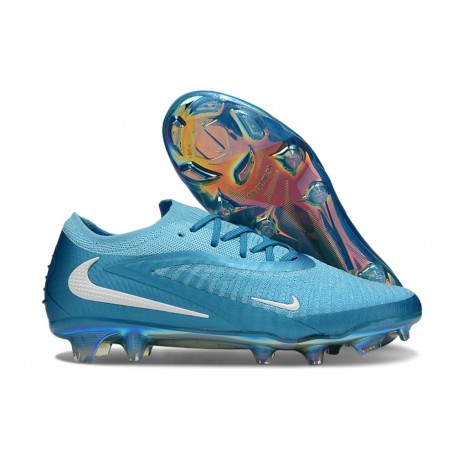 Nike Phantom 6 Low Elite FG Blå Vit
