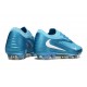 Nike Phantom 6 Low Elite FG Blå Vit