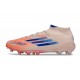 Fotboll Skor adidas F50 Elite Mid FG Orange Blå