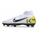 Fotbollsskor Nike Mercurial Superfly X Elite FG KM Vit Svart Gul