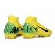 Fotbollsskor Nike Mercurial Superfly X Elite FG KM Gul Grön Svart