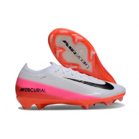 Fotbollsskor Nike Zoom Mercurial Vapor XVI Elite FG Vit Svart Röd