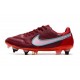 Nike Tiempo Legend IX Elite SG Traction Blueprint - Bordeaux Vit Rosa