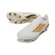 Fotbollsskor för Herrar adidas F50+ Snörlösa Elite FG Vit Guld