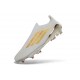 Fotbollsskor för Herrar adidas F50+ Snörlösa Elite FG Vit Guld