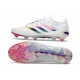 Adidas Predator Elite FG Fotbollsskor Vit Rosa