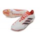 Adidas Predator Elite FG Fotbollsskor Vit Röd