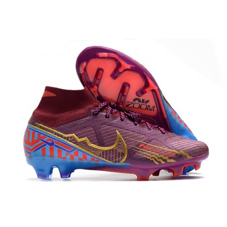Nike Zoom Mercurial Superfly 9 Elite FG Mbappé Personal Edition - Röd Guld