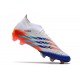 adidas PREDATOR EDGE.1 FG fotbollsskor Al Rihla - Vit Gul Blå