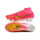 Nike Zoom Mercurial Superfly 9 Elite FG Röd Gul