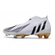 Adidas Predator Edge+ FG Herrar Vit Svart Guld