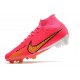 Nike Zoom Mercurial Superfly 9 Elite FG Röd Gul