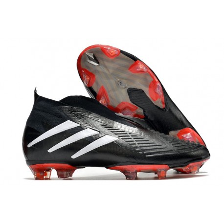 Adidas Predator Edge+ FG Herrar Svart Vit Röd&nbsp;