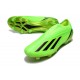 Fotbollsskor adidas X Speedportal+ FG Game Data - Grön Svart Gul