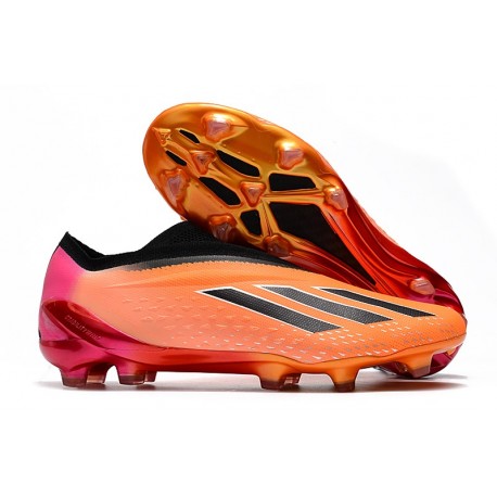 Fotbollsskor adidas X Speedportal+ FG Orange Svart