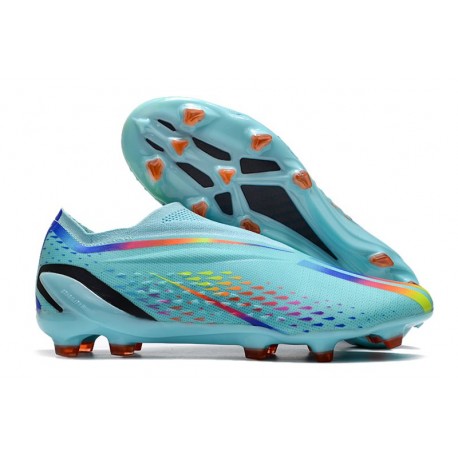 Fotbollsskor adidas X Speedportal+ FG Al Rihla - Turkos Röd Blå