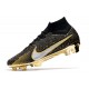 Nike Zoom Mercurial Superfly IX Elite FG Svart Guld Silver